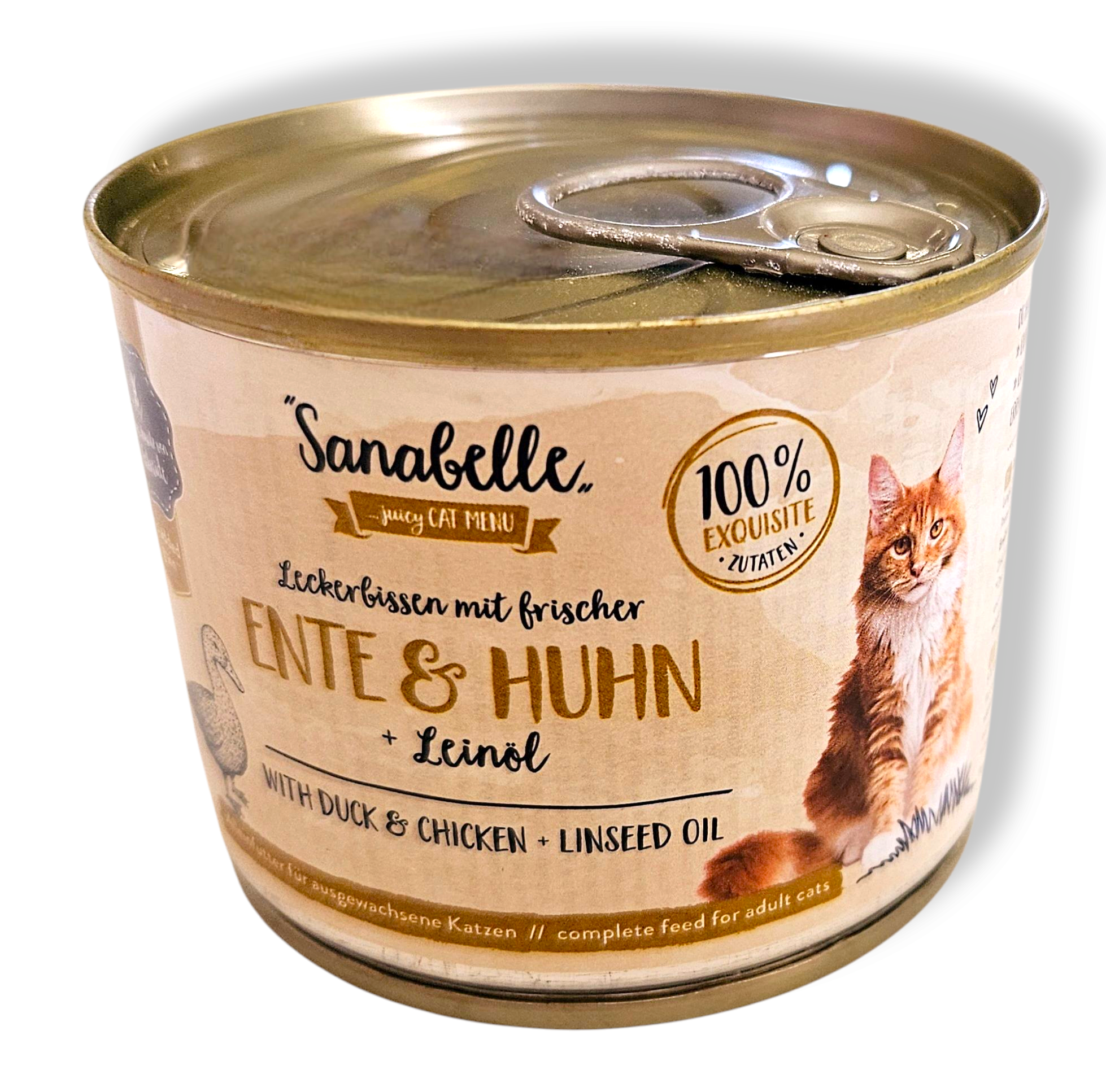 Sanabelle Nassfutter "mit frischer Ente & Huhn"