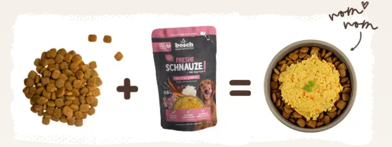 Freshe Schnauze Nassfutter "Huhn mit Reis & Karotten"