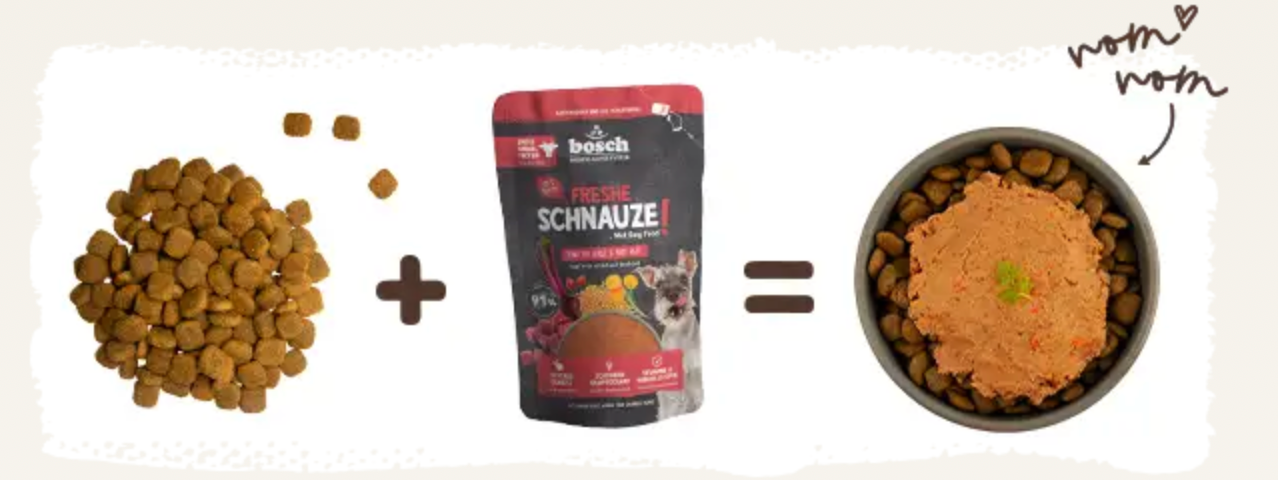 Freshe Schnauze Nassfutter "Rind mit Hirse & Rote Bete"