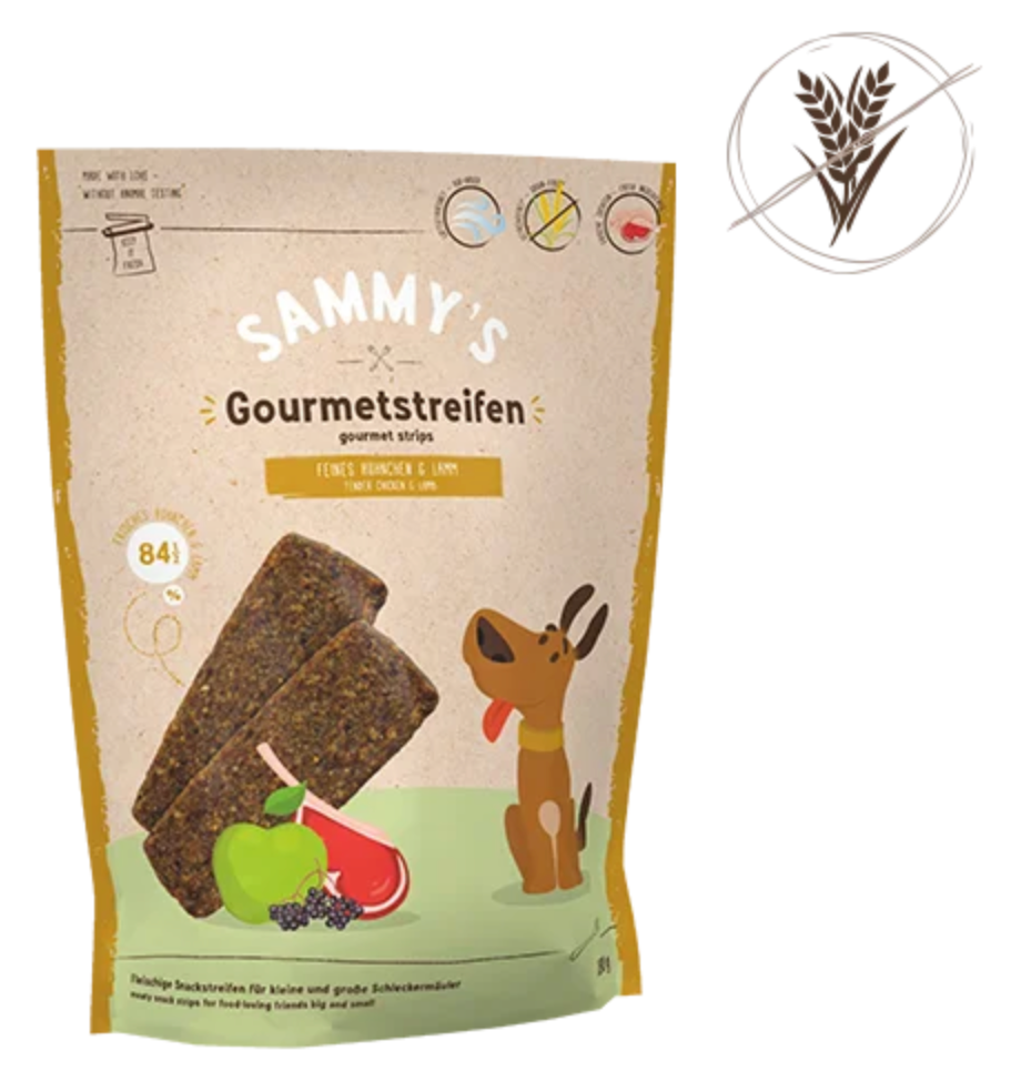 Sammy's Hundesnacks Sammy’s Gourmetstreifen Hühnchen & Lamm