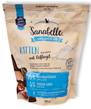 Sanabelle Kitten mit Geflügel
