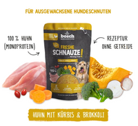 Freshe Schnauze Nassfutter "Huhn mit Kürbis & Brokkoli"