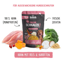 Freshe Schnauze Nassfutter "Huhn mit Reis & Karotten"