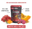 Freshe Schnauze Nassfutter "Rind mit Hirse & Rote Bete"