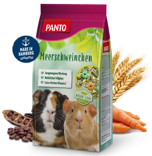 Meerschweinchenfutter – bunte Mischung mit Möhren