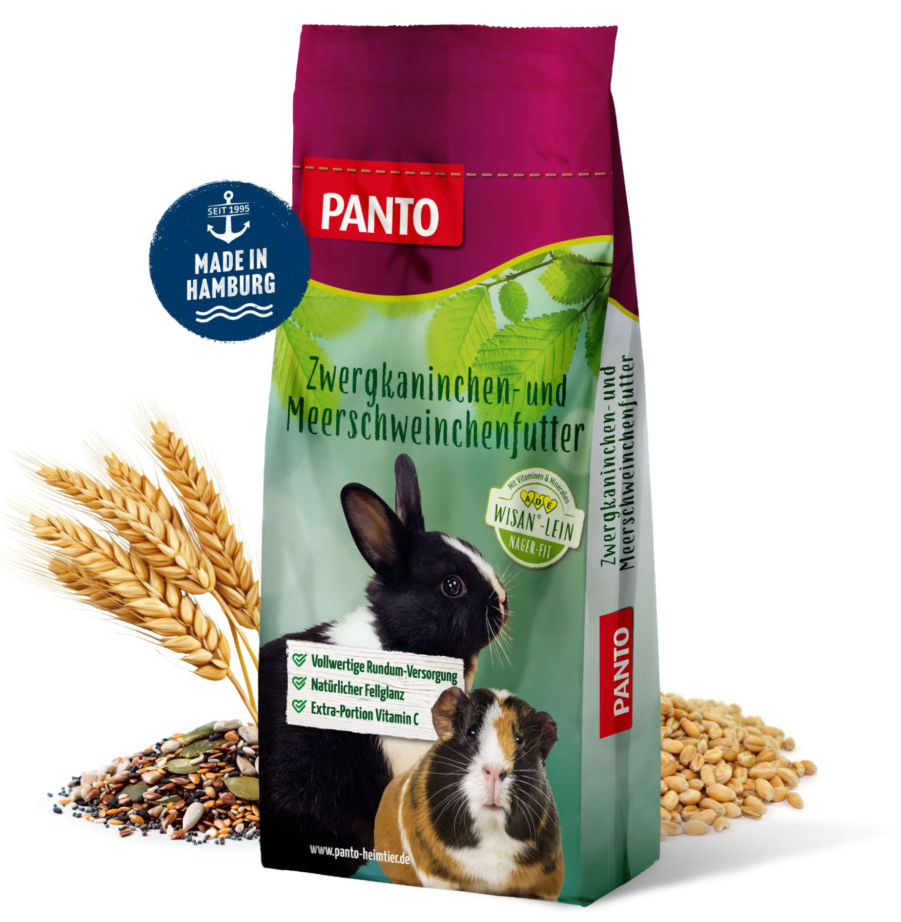 Zwergkaninchen-& Meerschweinchenfutter