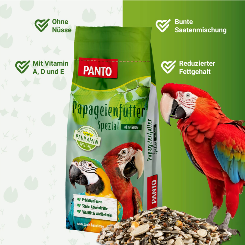Papageienfutter Spezial - ohne Nüsse