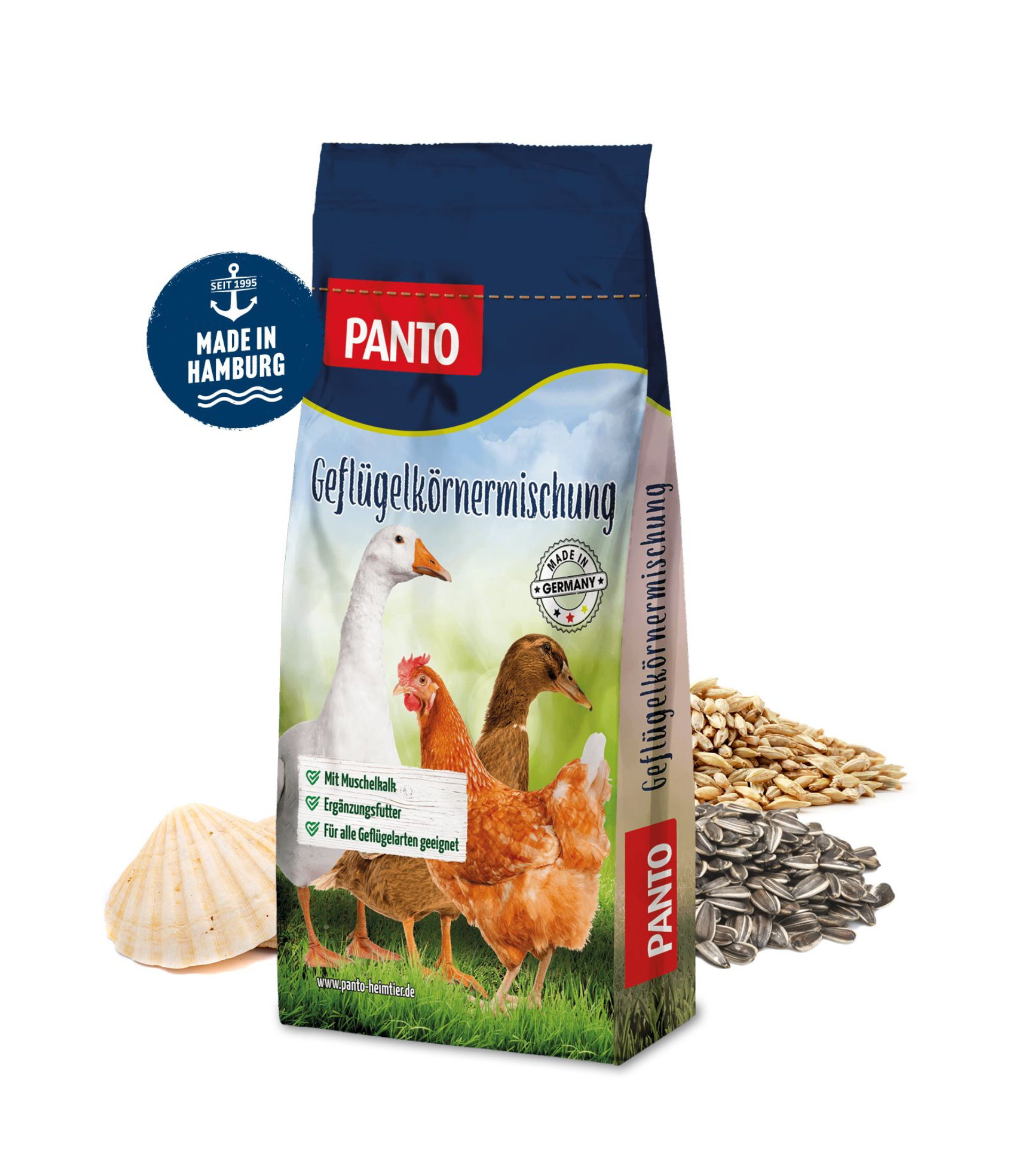 GKM Geflügelkörnermischung – Mix mit Sonnenblumenkernen