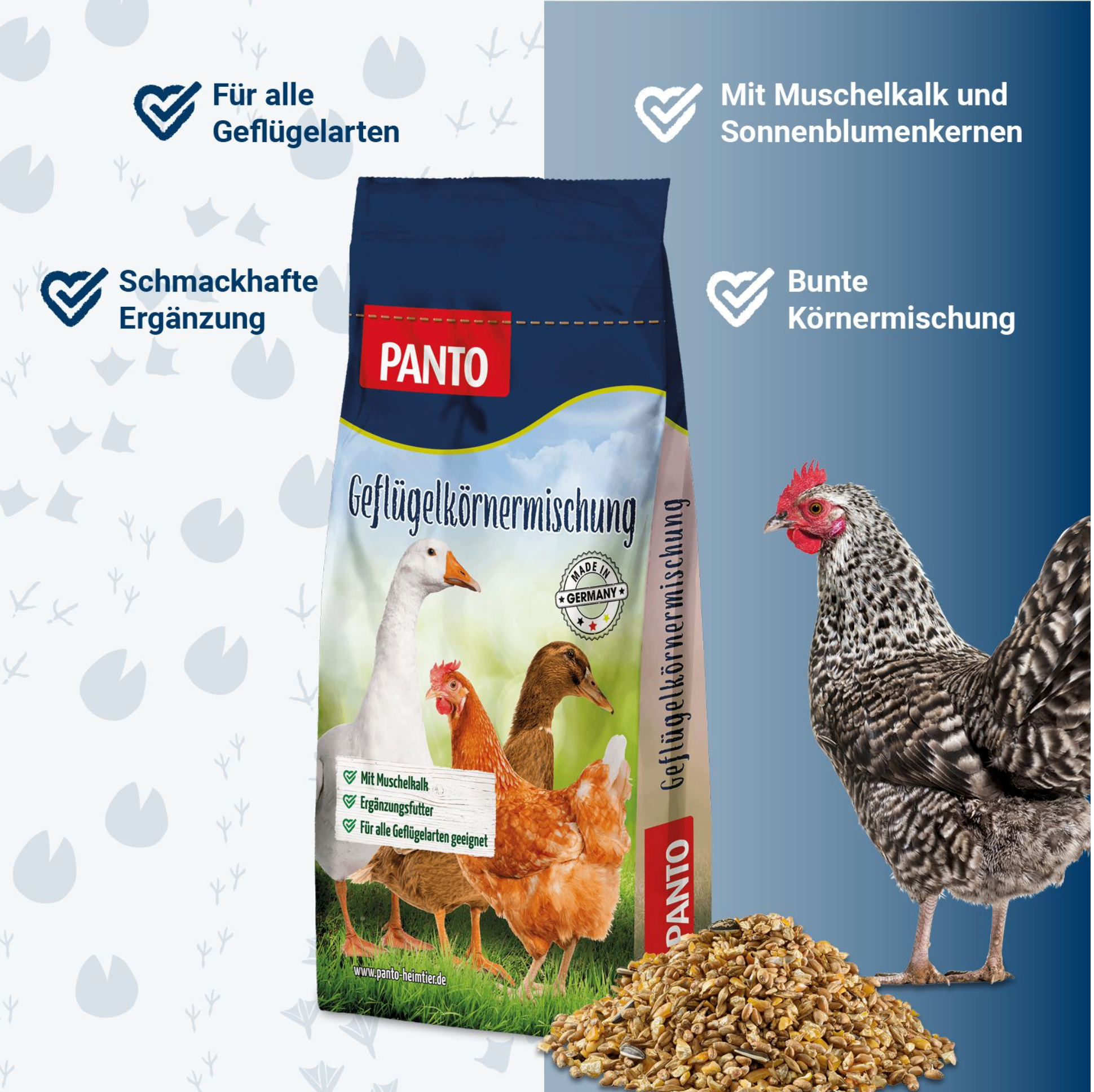 GKM Geflügelkörnermischung – Mix mit Sonnenblumenkernen