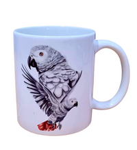 Tasse "Graupapagei"