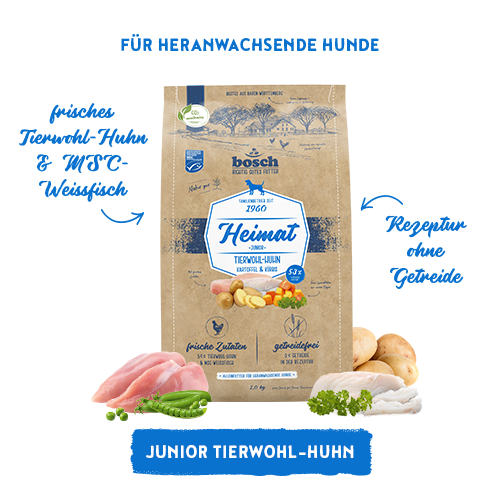 bosch Heimat Junior mit frischem Tierwohl-Huhn MSC-C-55377