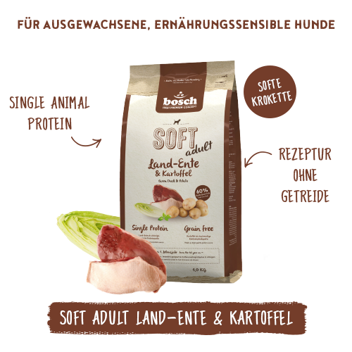 bosch HPC Soft / Plus Adult Land-Ente & Kartoffel
