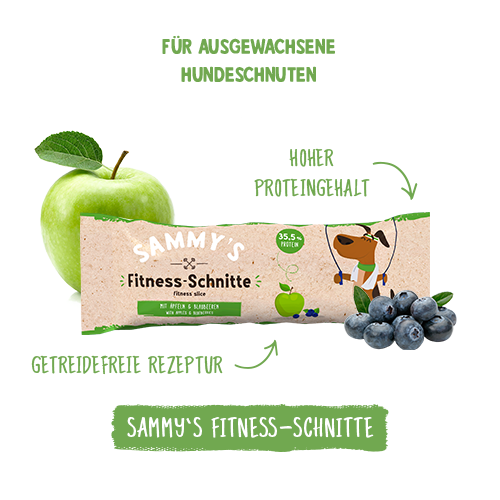 bosch Sammy`s Hundesnacks Sammy's Fitness-Schnitte mit Äpfeln & Blaubeeren