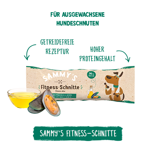 bosch Sammy`s Hundesnacks Sammy's Fitness-Schnitte mit Grünlippmuscheln