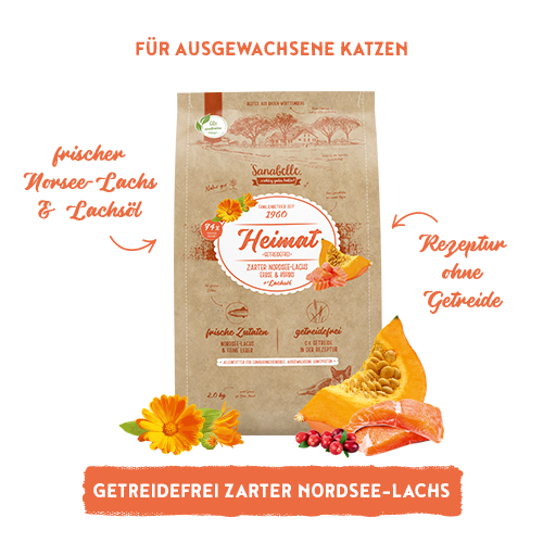 Sanabelle Heimat Getreidefrei mit zartem Nordsee-Lachs