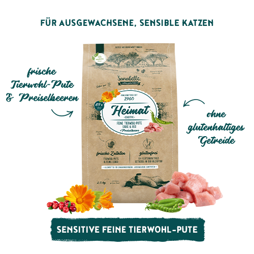 Sanabelle Heimat Sensitive mit feiner Tierwohl-Pute