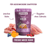 Sanabelle Freshe Mieze Nassfutter Huhn
