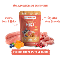 Sanabelle Freshe Mieze Nassfutter Pute & Huhn
