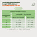 Würfel: Komplett-Mix Lamm für Katzen